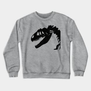 T-Rex Skeleton Black Crewneck Sweatshirt